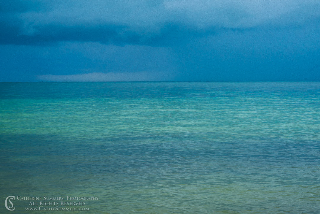 Storm Clouds Over the Ocean: Key West, Florida