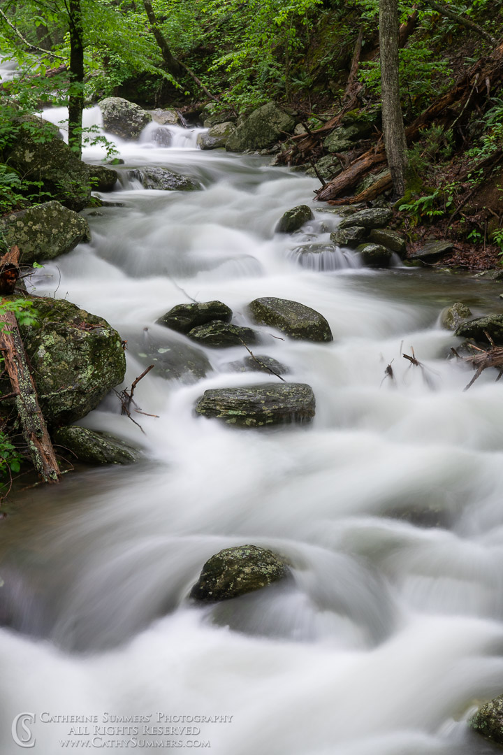 Long Exposure to Blur the Water - Rose River - 4 Seconds no ND Filter: Shenandoah National Park, Virginia