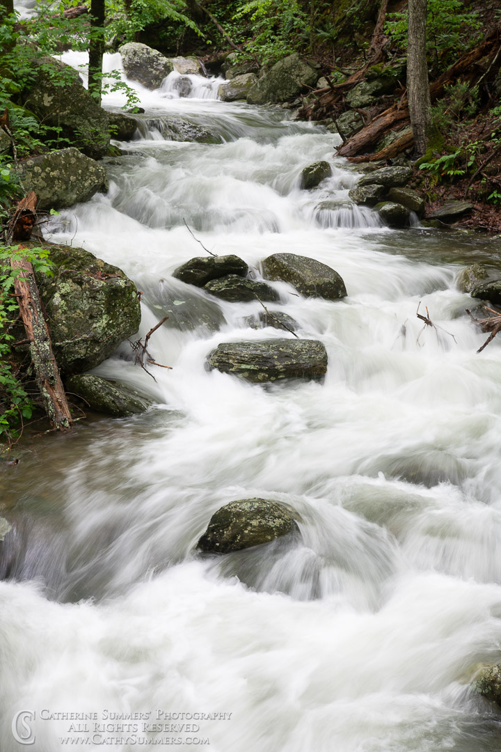 Long Exposure to Blur the Water - Rose River - 1/6 Seconds with no Filter: Shenandoah National Park, Virginia