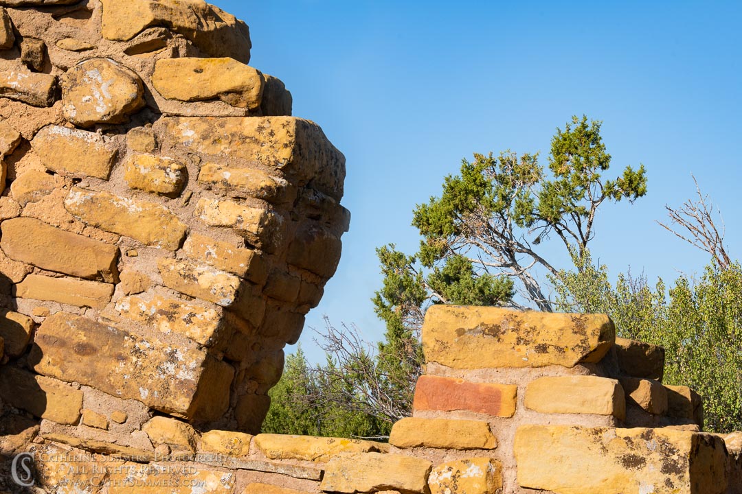 Walls of Far View Pueblo: Mesa Verde National Park