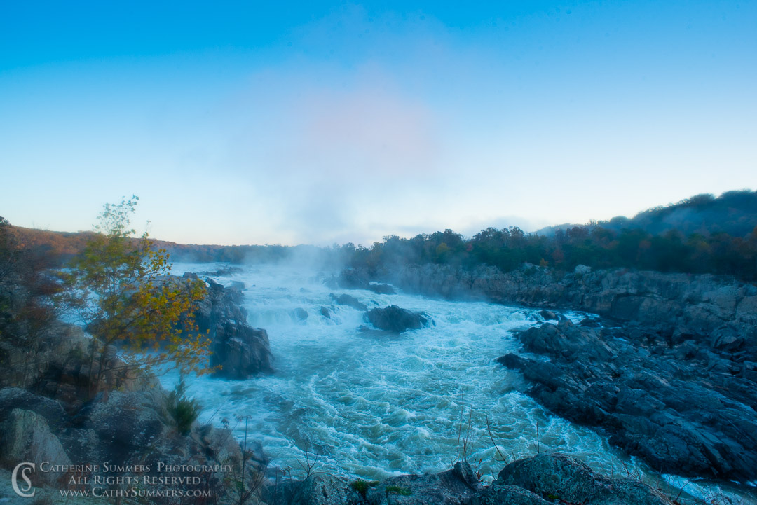Great Falls of the Potomac at Sunrise on an Autumn Morning: Great Falls National Park, Virginia