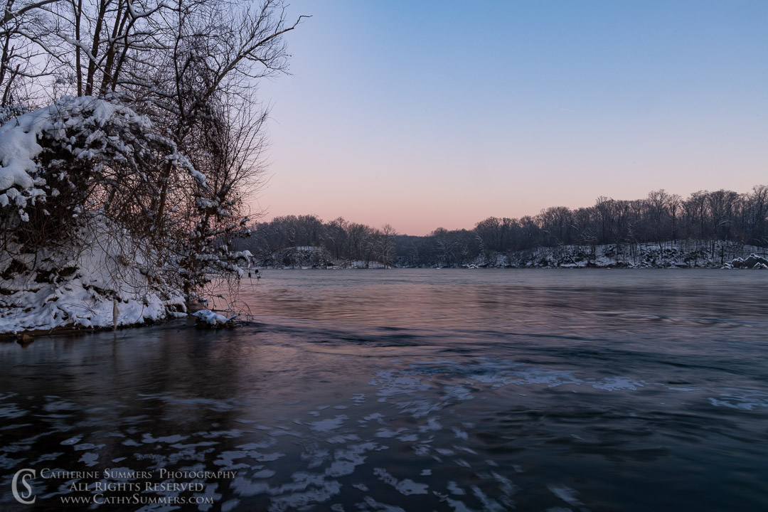 Potomac River at Dawn on a Winter Morning