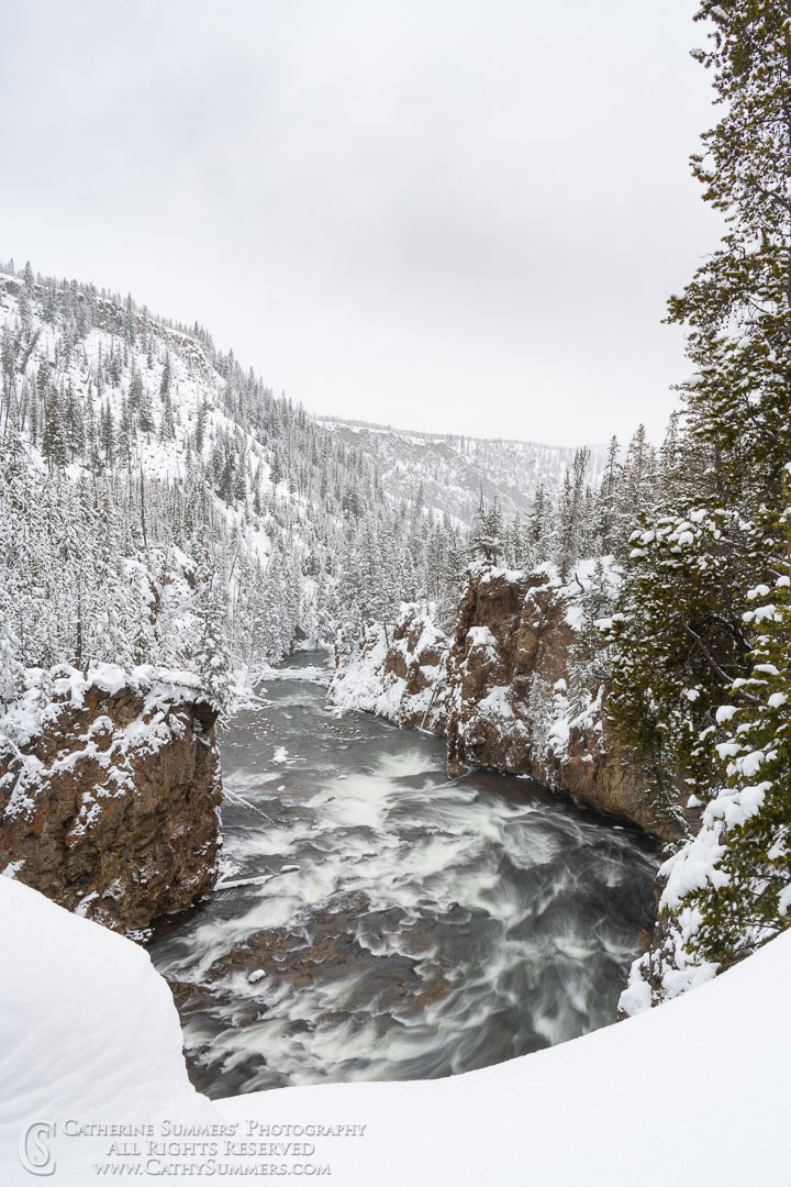 Firehole River Canyon on a Winter Afternoon