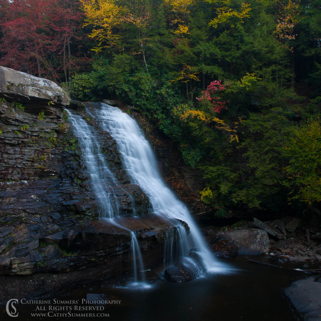 Muddy Creek Falls Before Sunrise on an Autumn Morning #1: Maryland