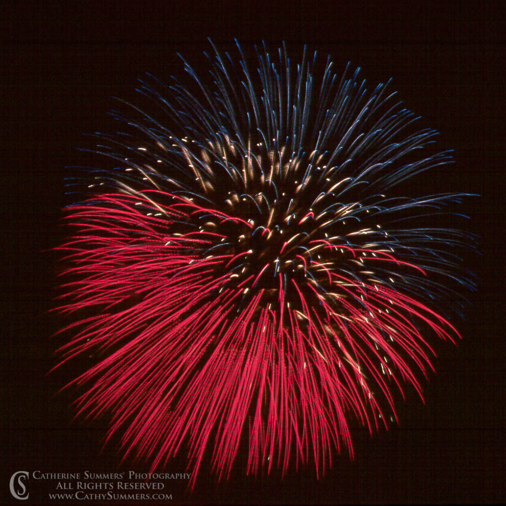 Fireworks: Red, white and Blue: Washington, DC