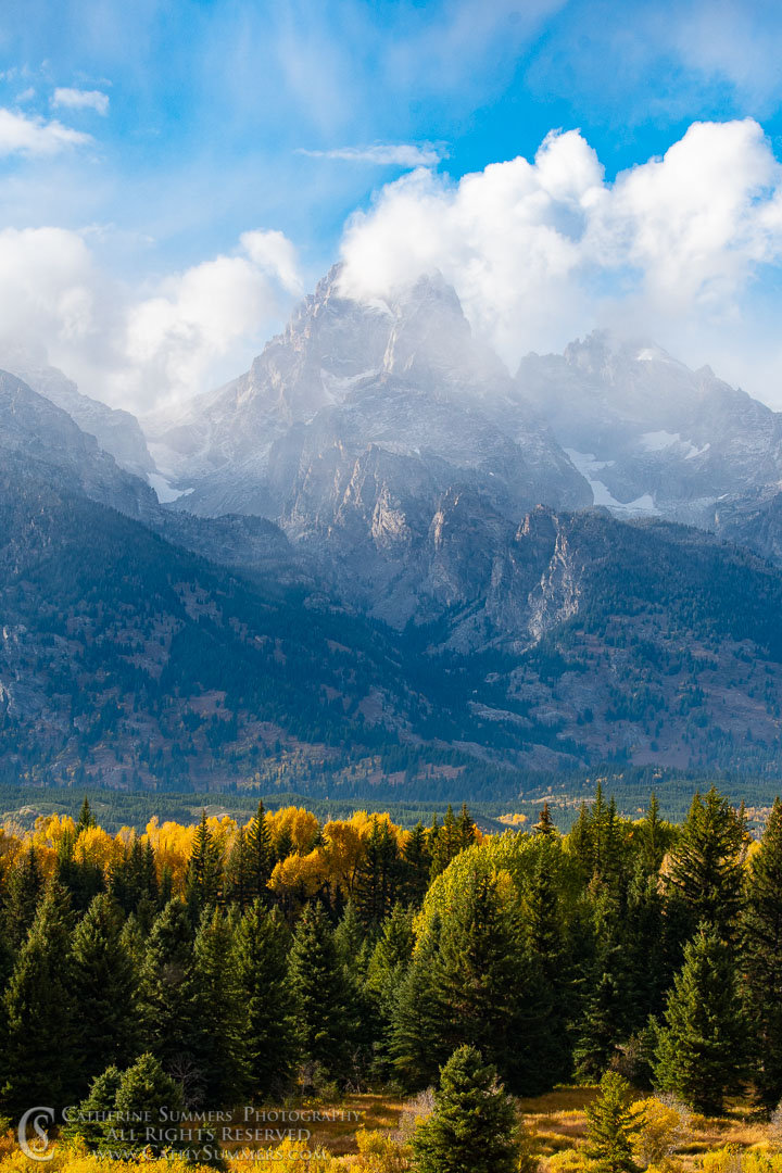 Storm Clearing over the Tetons on an Autumn Afternoon: Grand Teton National Park