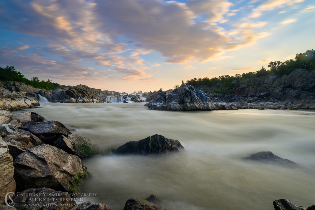 Summer Dawn at Great Falls of the Potomac