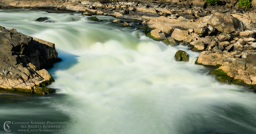 Low Water at Great Falls of the Potomac, Maryland Side - Long Exposure