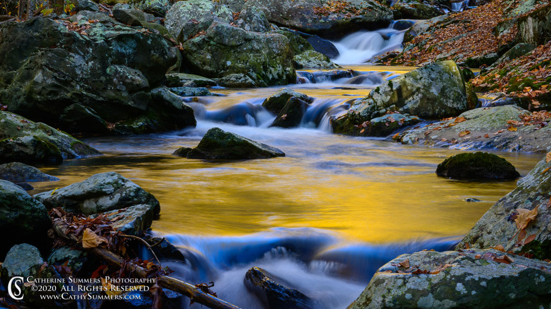 Autumn Colors Reflected in the Robinson River in Whiteoak Canyon