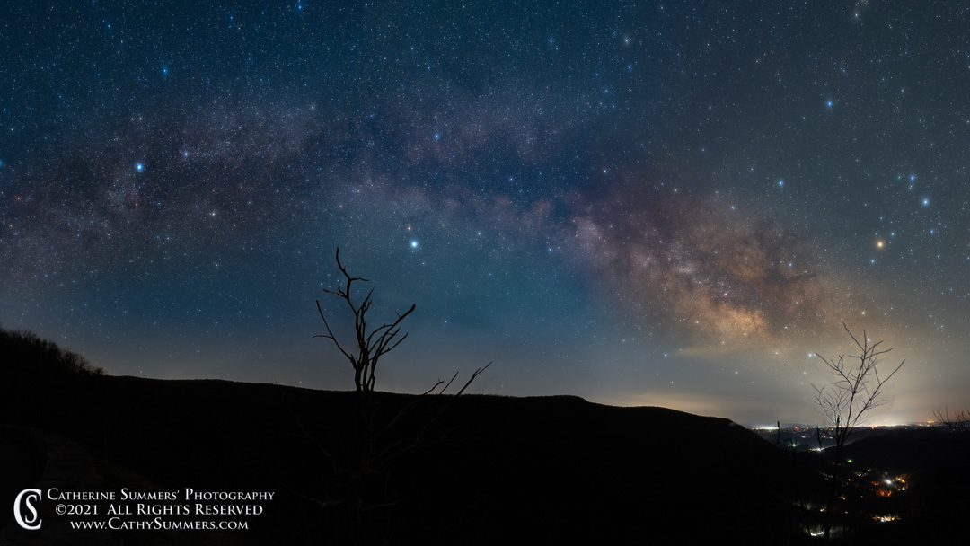 Milky Way Panorama from the Bacon Hollow Overlook on Skyline Drive - Photo Composite (In Progress)
