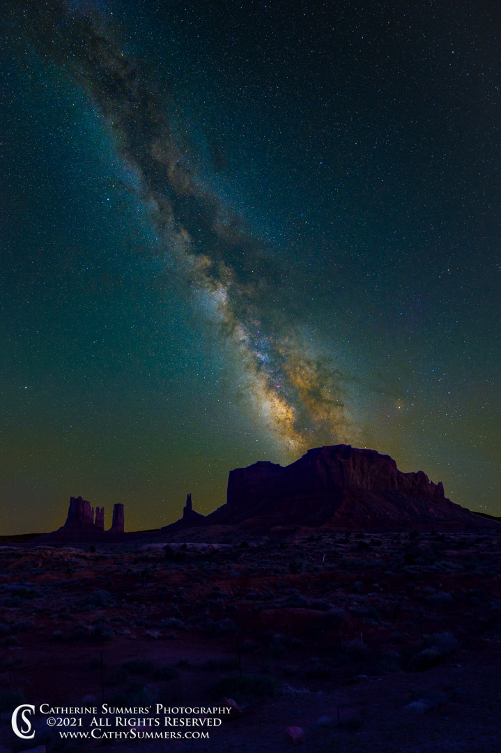 Milky Way Near Monument Valley