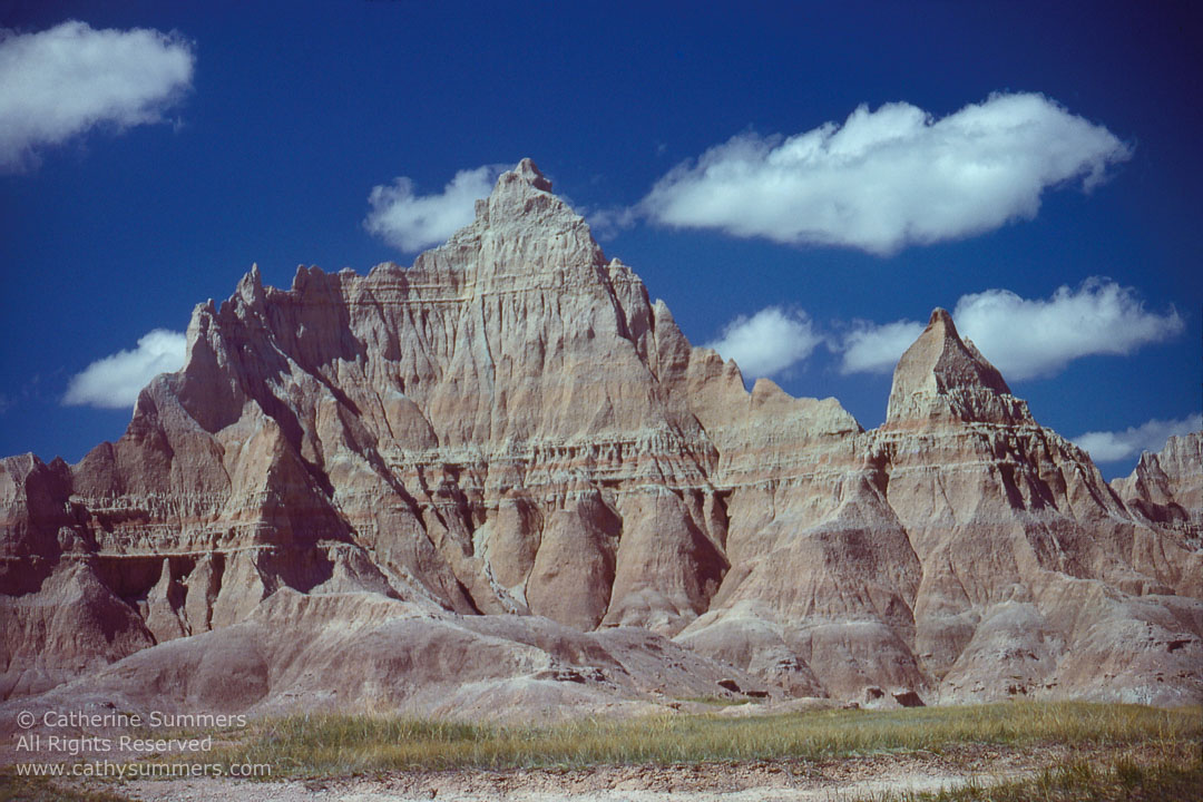 Badlands: Badlands National Park 1979_05_039: horizontal, Badlands, landscape