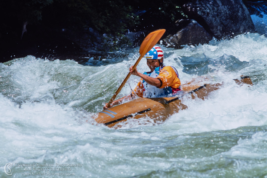 1988_Savage_WW_132: horizontal, Savage River, whitewater, wildwater, race, kayak, Pre-Worlds, K1W