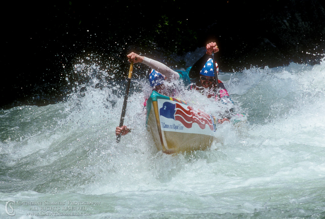1989_HueyGrabow2: C2, canoe, MD, Savage River, whitewater, wildwater, World Championships, Jef Huey, Paul Grabow