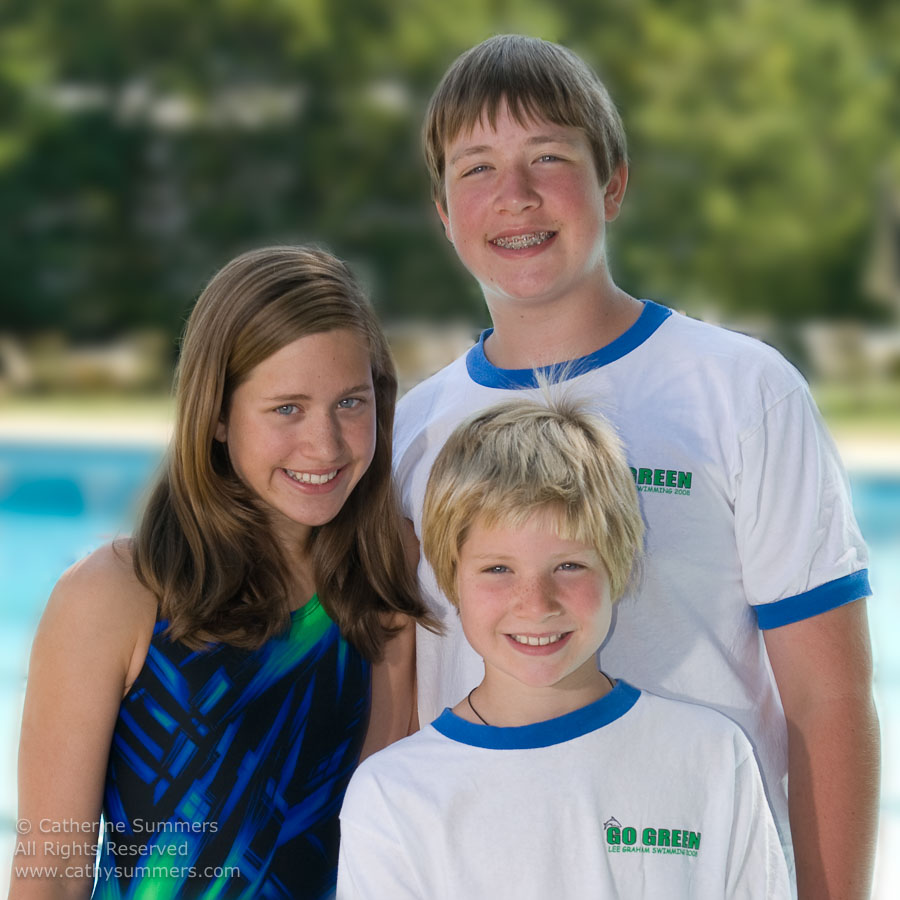 Three Swimmers