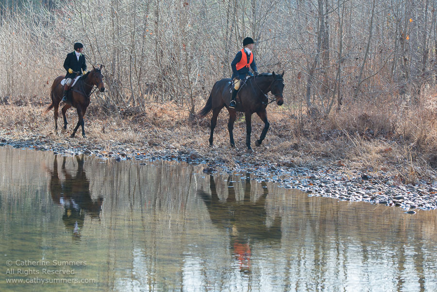 20121208_051: reflection, Whip, Whipper-In, Joy Crompton, Moormans River < Albemarle