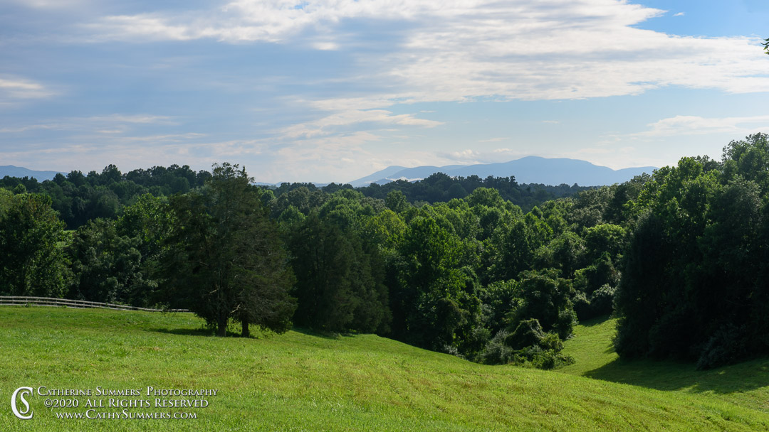 20150721_025: clouds, trees, summer, Blue Ridge Mountains, 16x9, Knole III