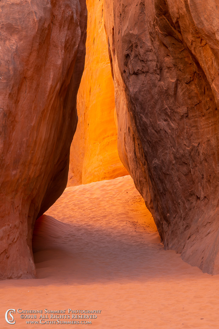 Passage Way to Sand Dune Arch: Arches National Park