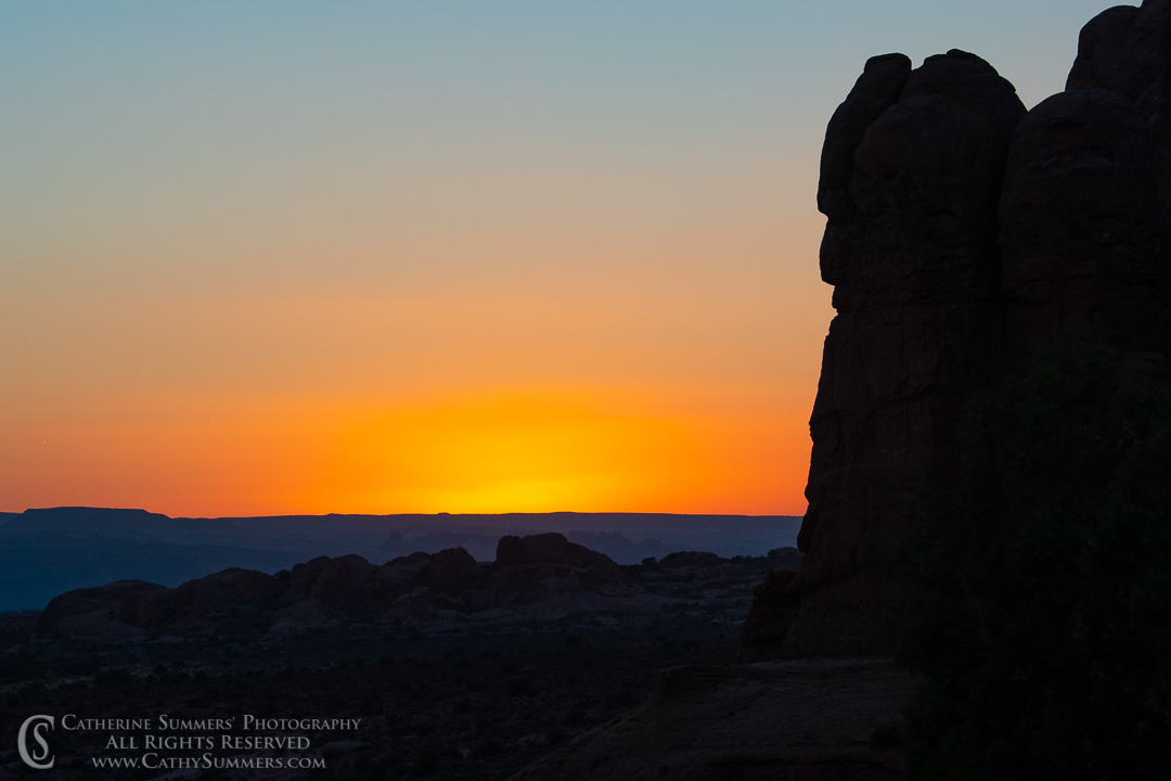 20180920_131: sunset, horizontal, Arches National Park, landscape