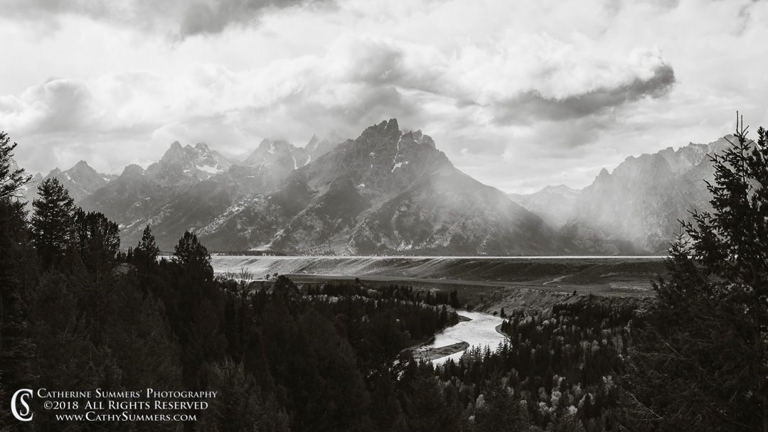 Storm Clouds Over the Tetons from the Snake River Overlook