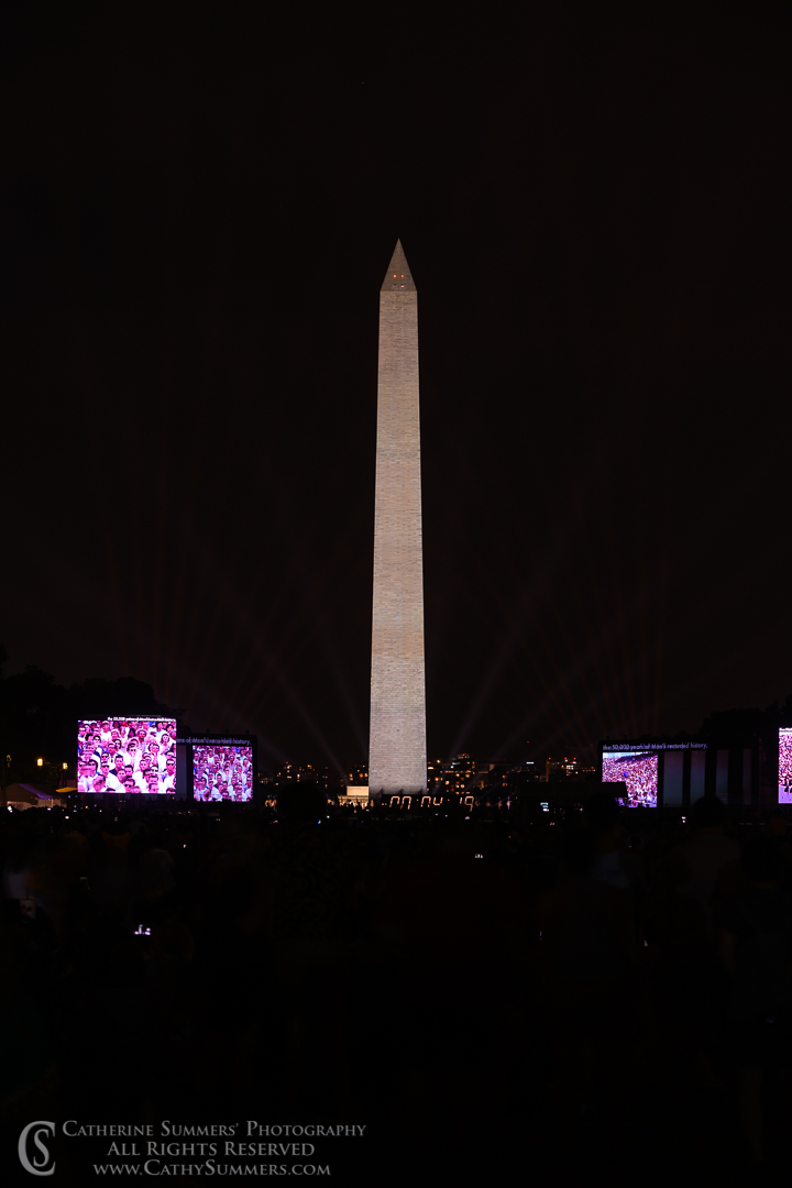 Apollo 11 50th Anniversary Celebration 20190720_615: vertical, Washington Monument, Apollo 11, Apollo 11 50th Anniversary