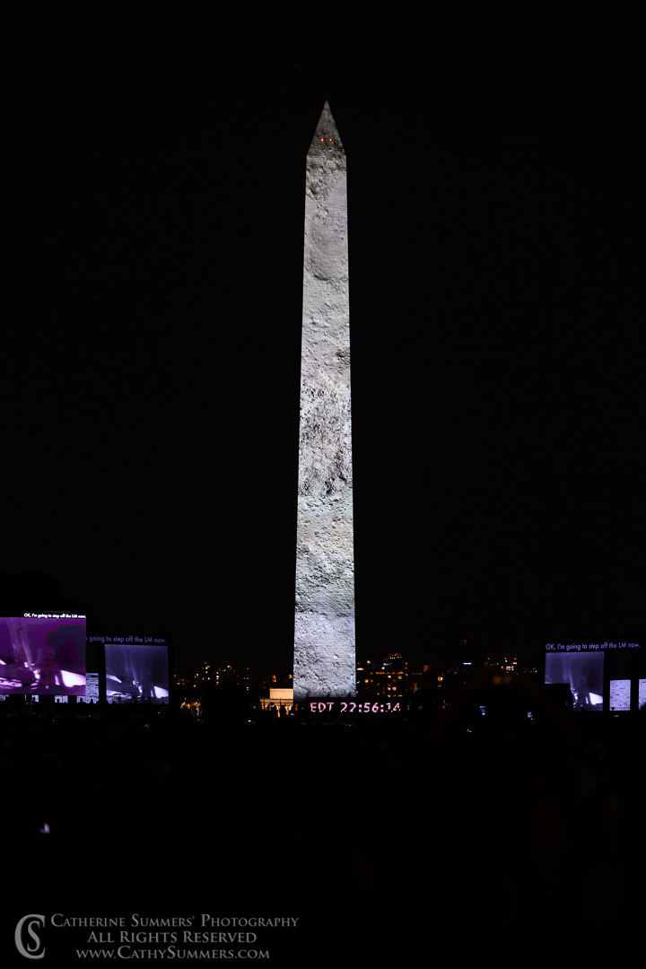Apollo 11 Celebration - Lunar Surface 20190720_663: vertical, Washington Monument, Apollo 11, Apollo 11 50th Anniversary
