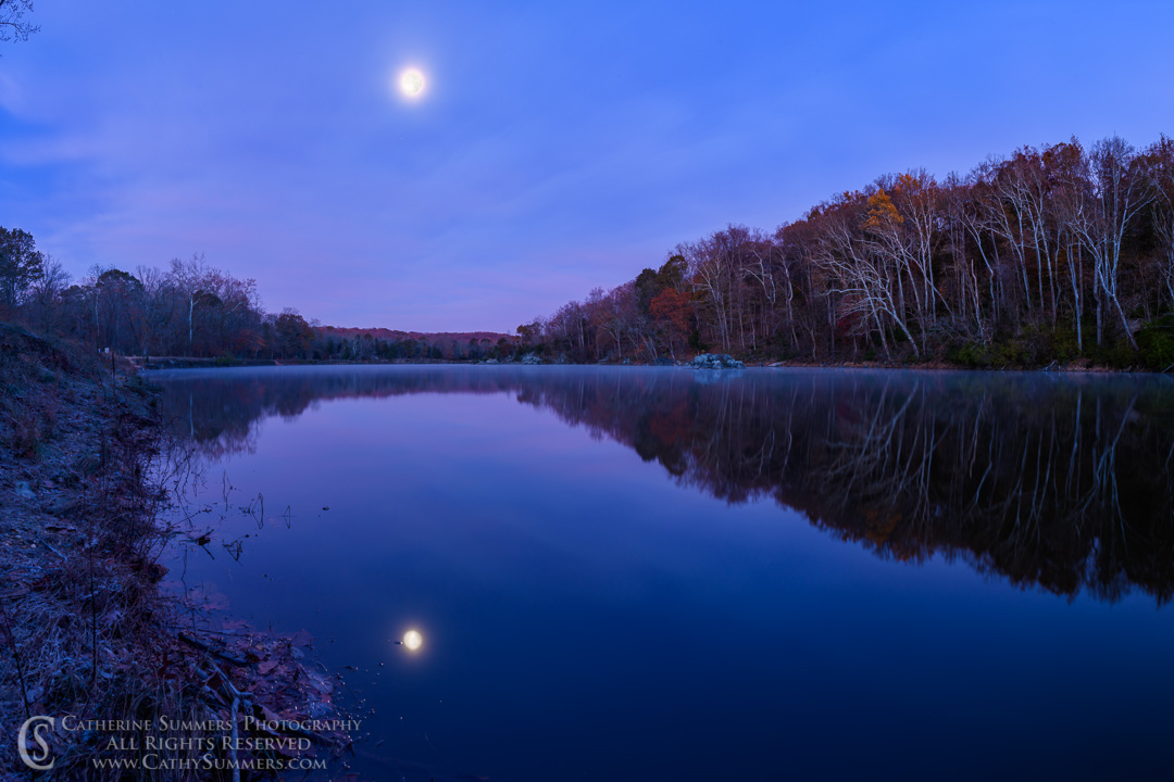 20191114_009-Pano: reflection, moon, C&O Canal, Widewater