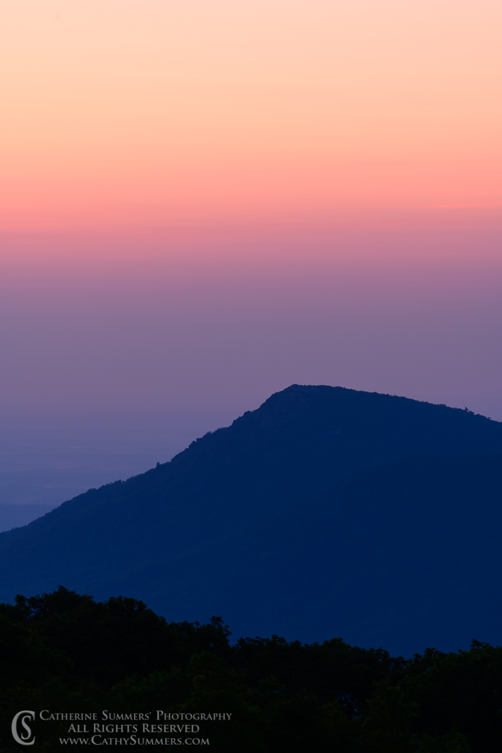 Dawn Colors and Old Rag on a Summer Morning