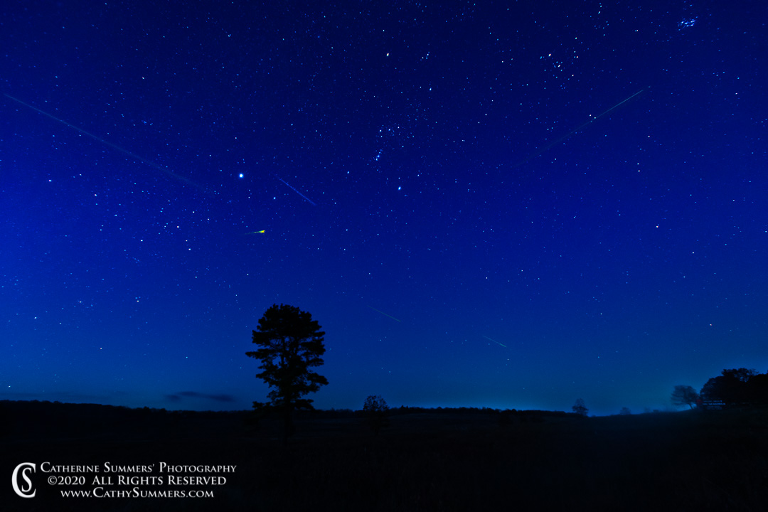 Orionid Meteorites - Composite Photo