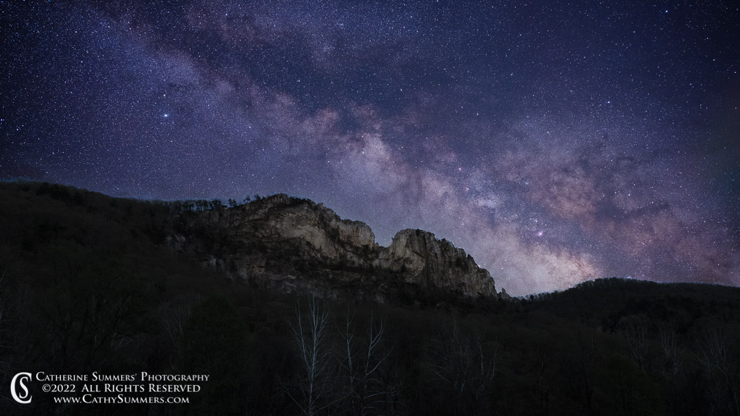 Milky Way at Seneca Rocks on a Late Spring Night