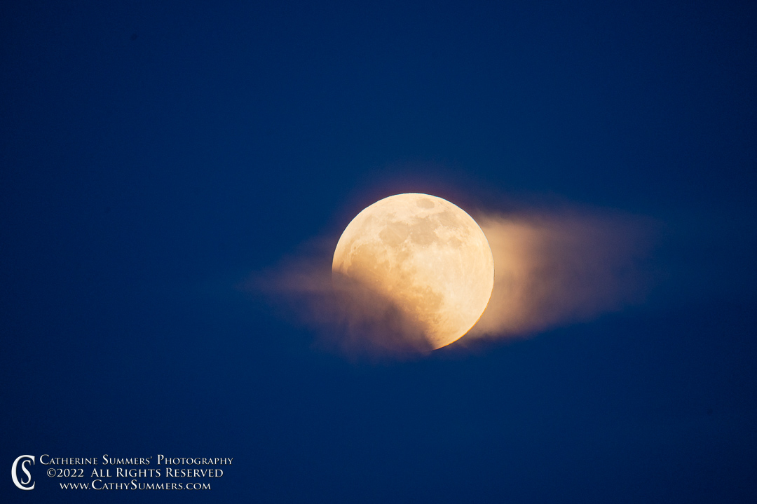 20220515_099: horizontal, moon, Monument Valley, lunar eclipse, partial
