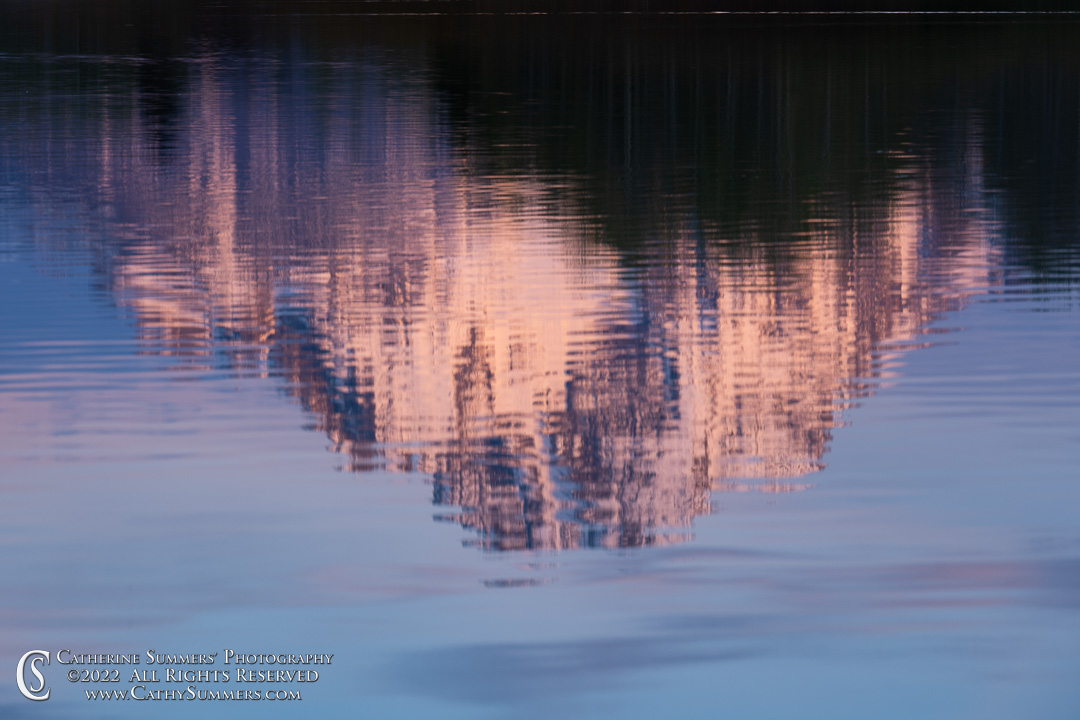 Sunrise Colors on Mount Moran Reflected in the Snake River at Oxbow Bend, Grand Teton National Park