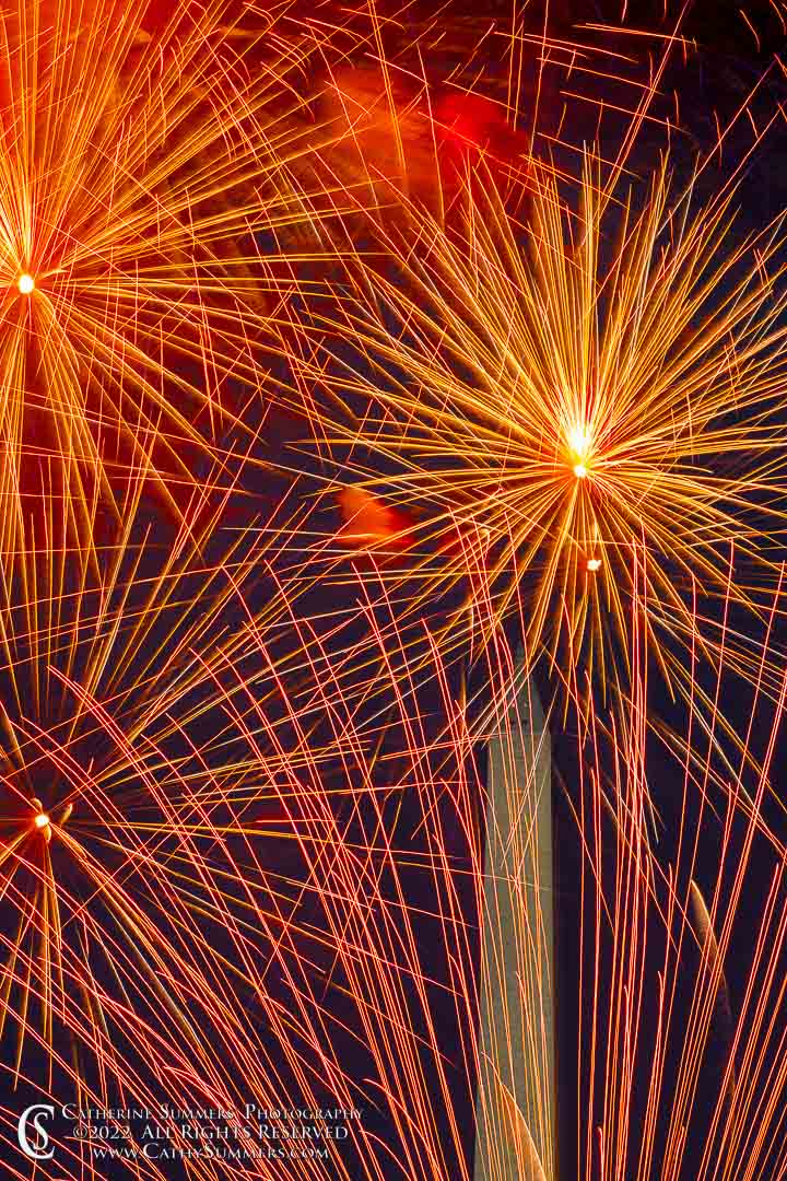 Fourth of July Fireworks and the Washington Monument