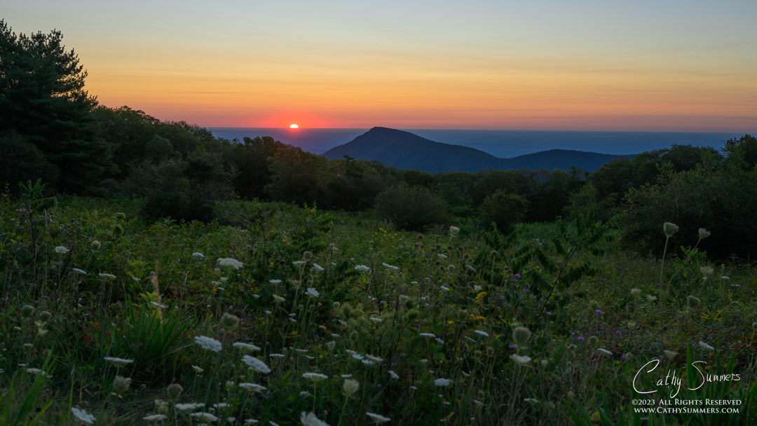 Sunrise at the Old Rag Overlook on the First Day of Meteorological Autumn