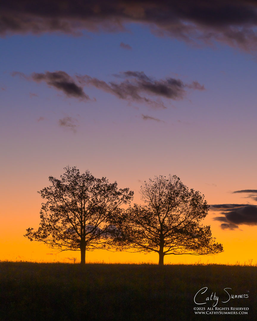 Autumn Sunset at Big Meadows, Shenandoah National Park