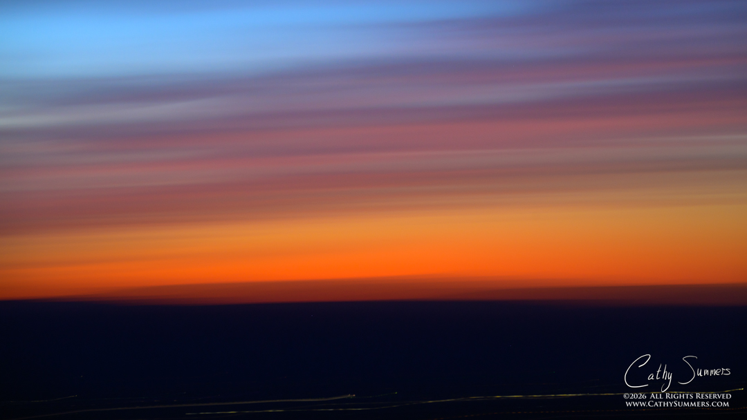 ICM Sunset from Stony Man Overlook, Skyline Drive in Shenandoah National Park