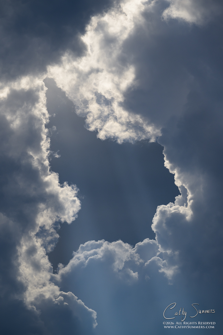 Sunlight Through a Gap in Gathering Storm