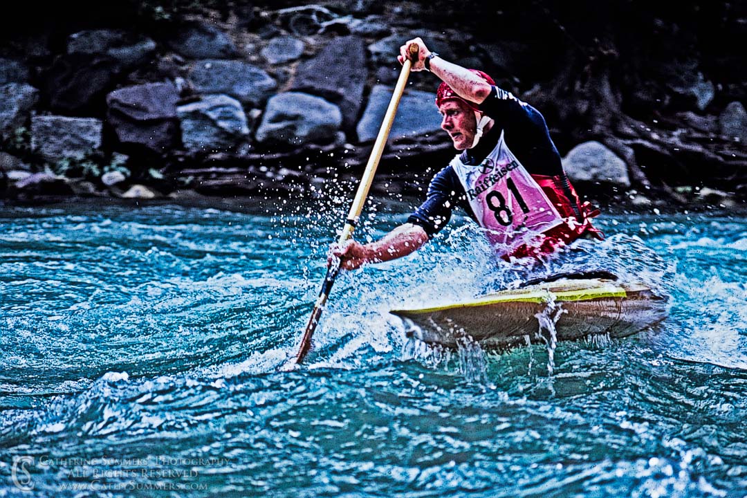 83_Worlds_131_HDR: horizontal, canoe, World Championships, slalom, C-1, HDR effect, Merano, Kent Ford, landscape, C1