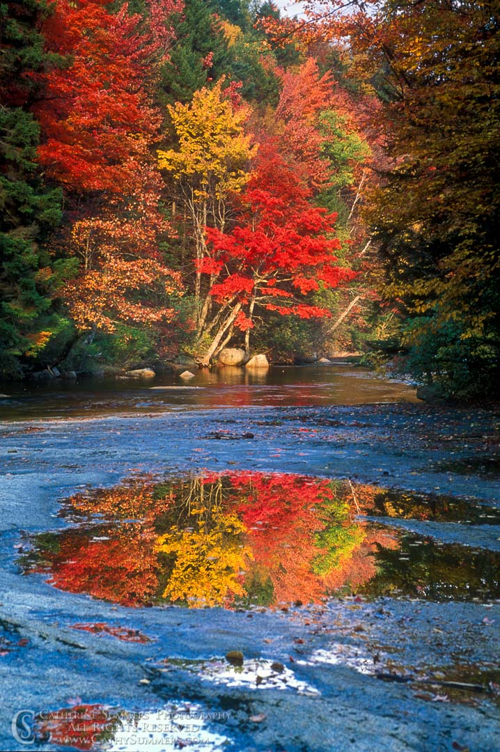Fall Colors and Reflections on the Swift River #1: White Mountains, New Hampshire