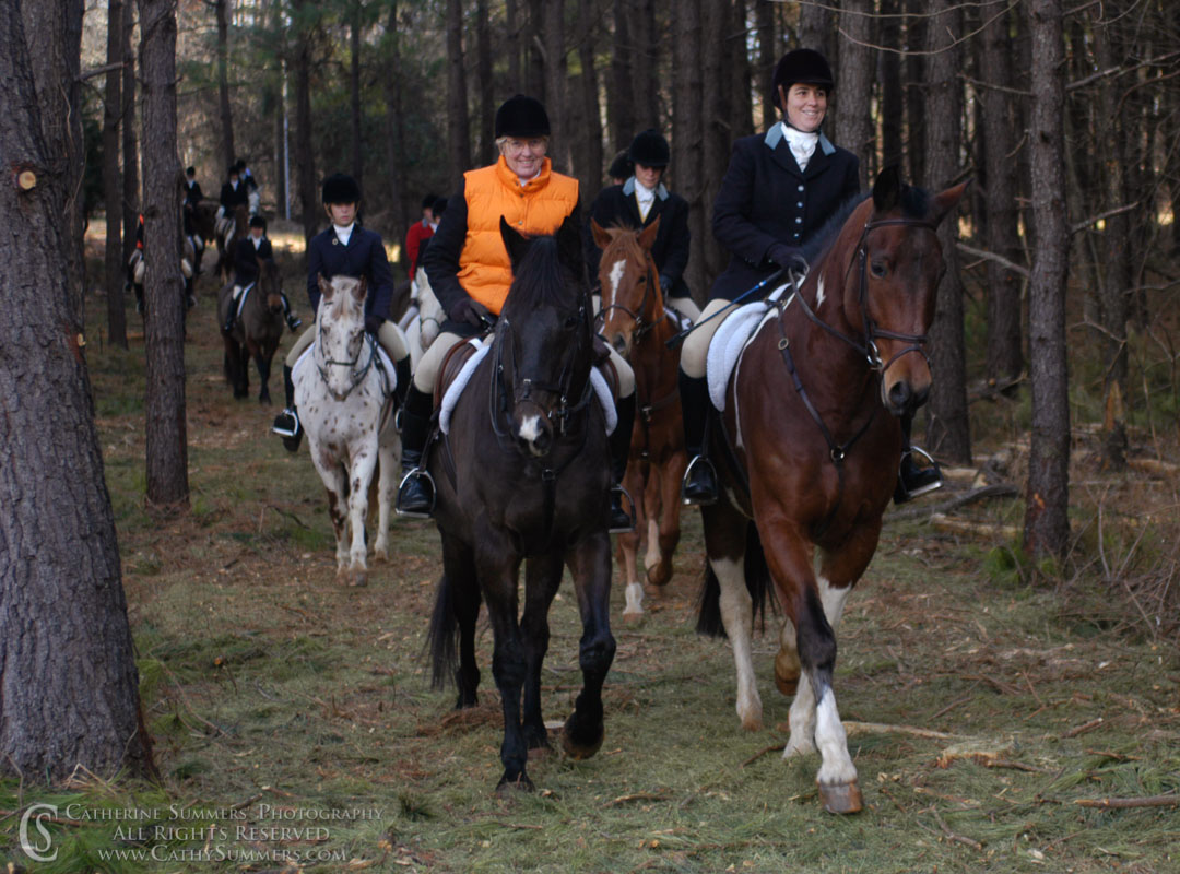 F2003_184: 2003, Farmington Hunt, Fox Hunting, Pam French, Kay Butterfield
