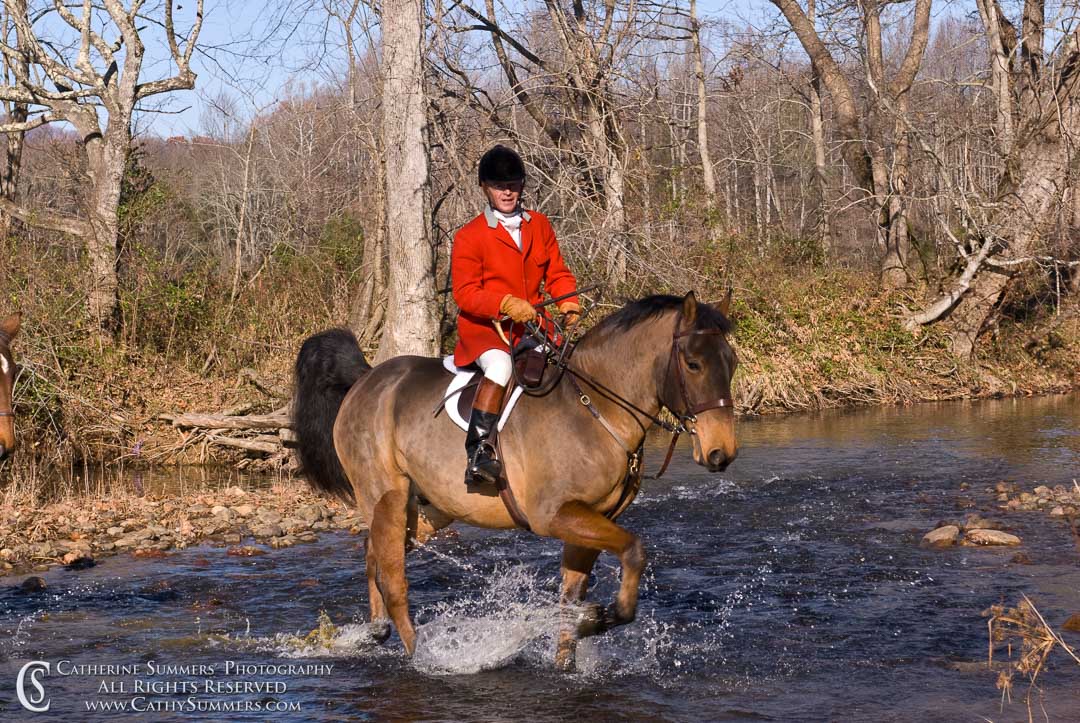 FH_20081129_058: Farmington Hunt, Millington, Field Master, Ken Chapman, 2008, Junior Hunt