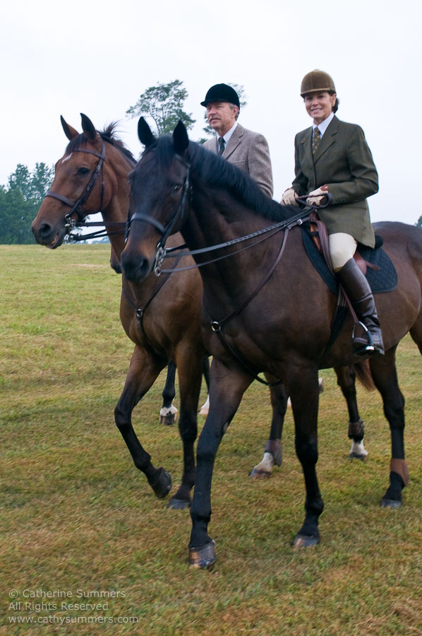 FH_20090907_028: Farmington Hunt, Fox Hunting, Foxfield, Chris Middleton, cubbing, Kim Gall