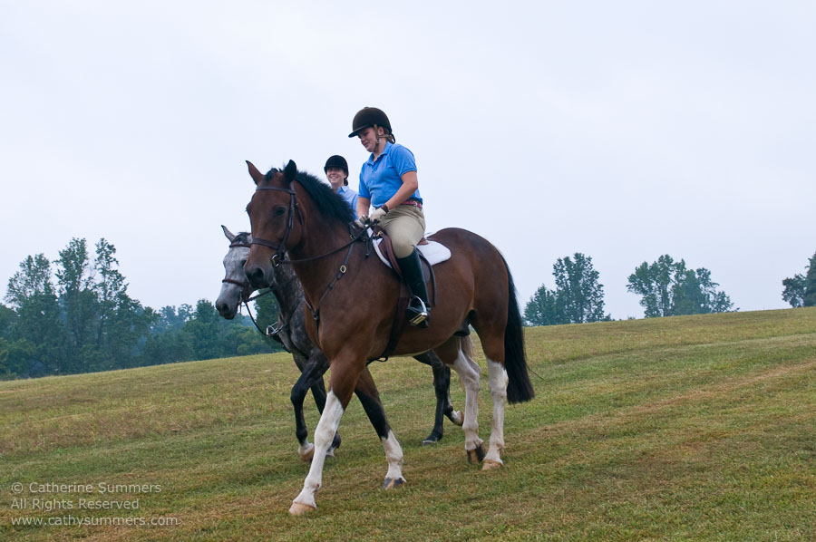 FH_20090907_050: Farmington Hunt, Fox Hunting, Foxfield, Addie Evert, cubbing
