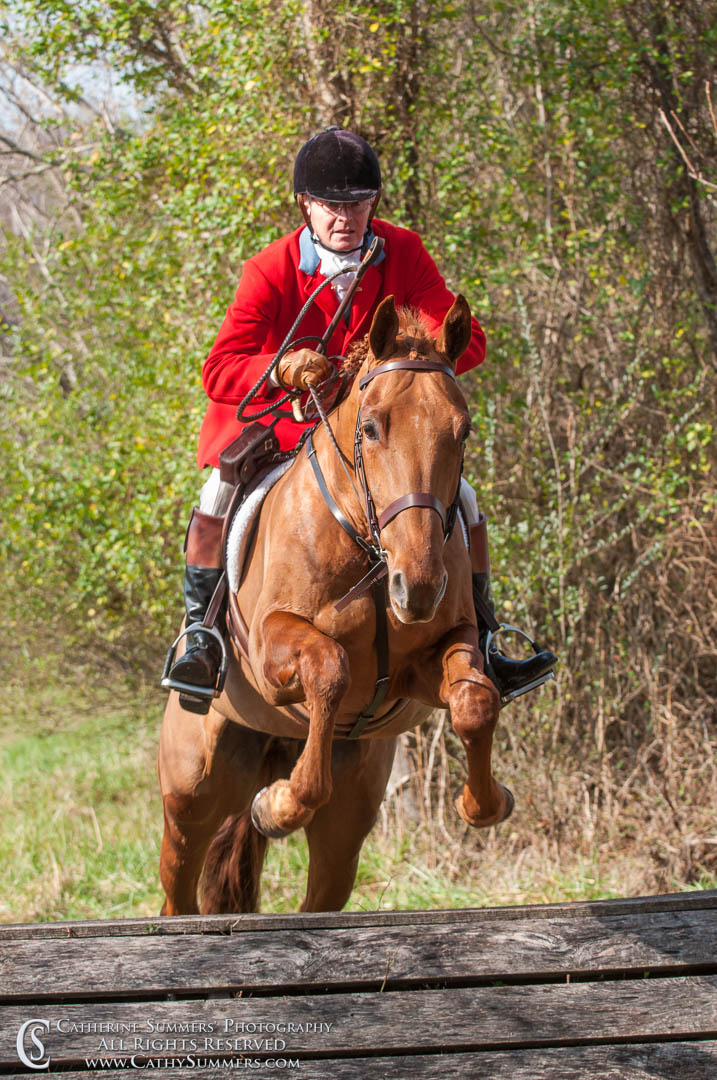 FH_20091126_324: Farmington Hunt, Fox Hunting, jumping, Ken Chapman, Foxfield, Thanksgiving Hunt